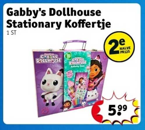 Gabby's Dollhouse Stationary Koffertje