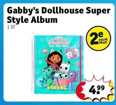 Gabby's Dollhouse Super Style Album