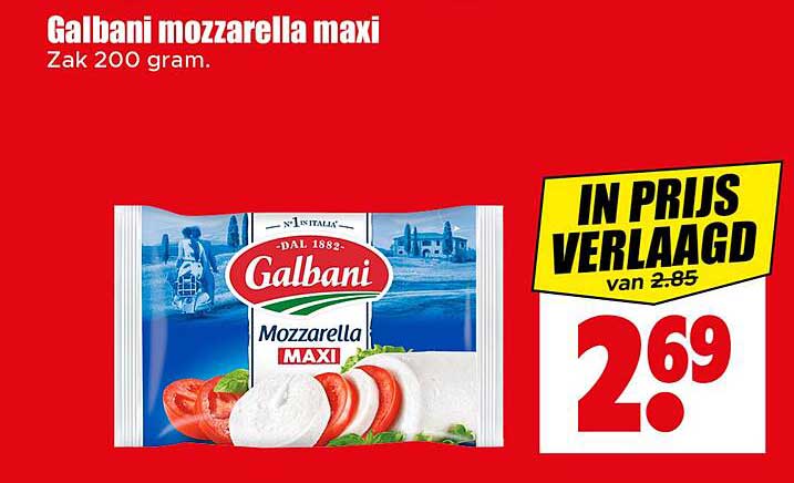 Galbani mozzarella maxi