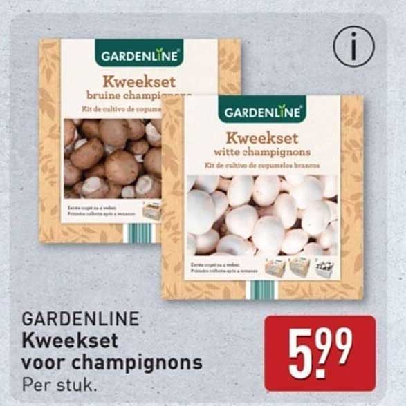 GARDENLINE Kweekset voor champignons