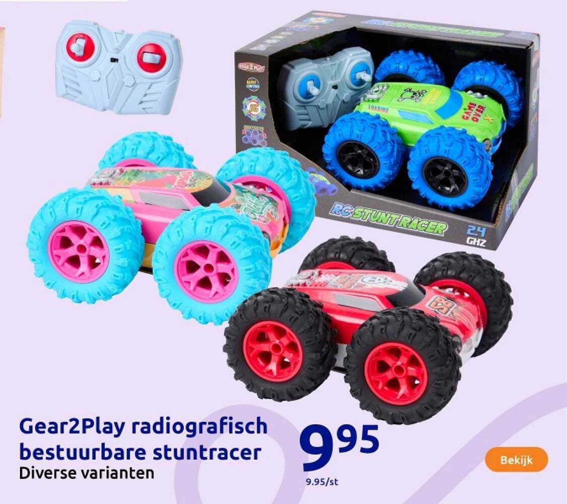 Gear2Play radiografisch bestuurbare stuntracer