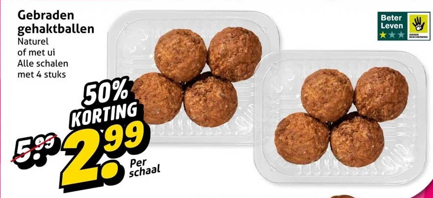 Gebraden gehaktballen