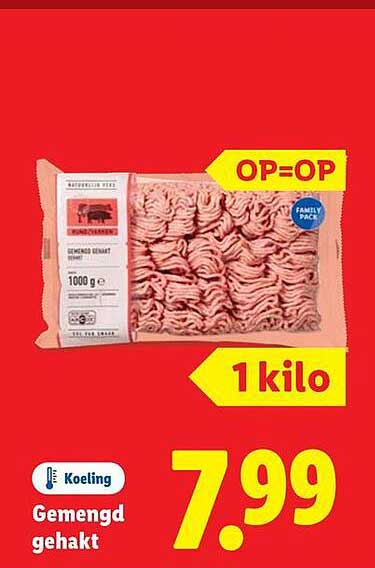 Gemengd gehakt 1 kilo
