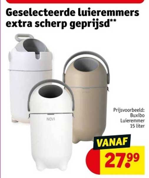 Geselecteerde luieremmers extra scherp geprijsd**