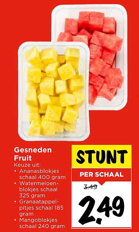 Gesneden Fruit