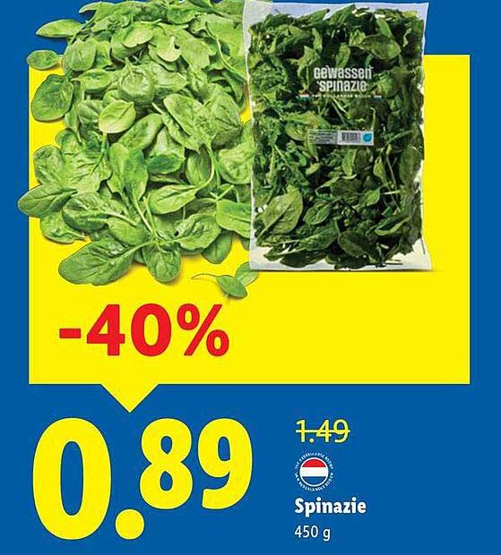 Gewassen Spinazie 450 g