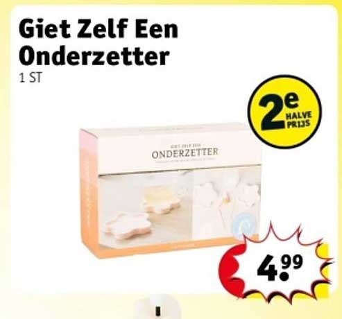 Giet Zelf Een Onderzetter