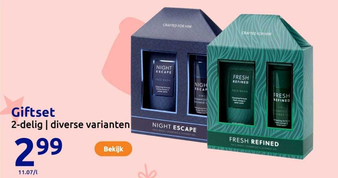 Giftset 2-delig | diverse varianten
