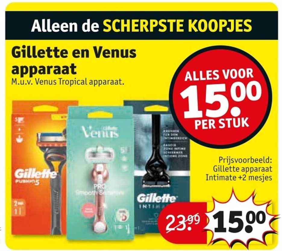 Gillette en Venus apparaat