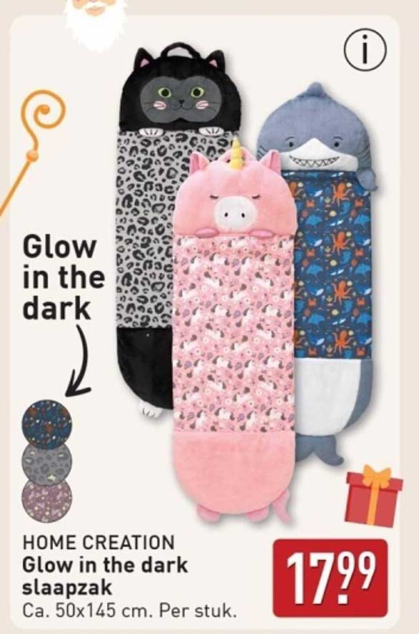 Glow in the dark slaapzak