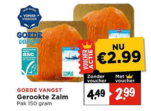GOEDE VANGST Gerookte Zalm Pak 150 gram