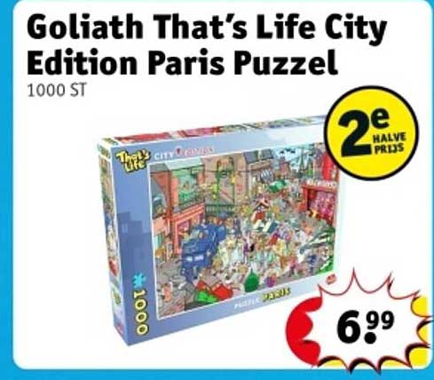 Goliath That's Life City Edition Paris Puzzel 1000 ST
