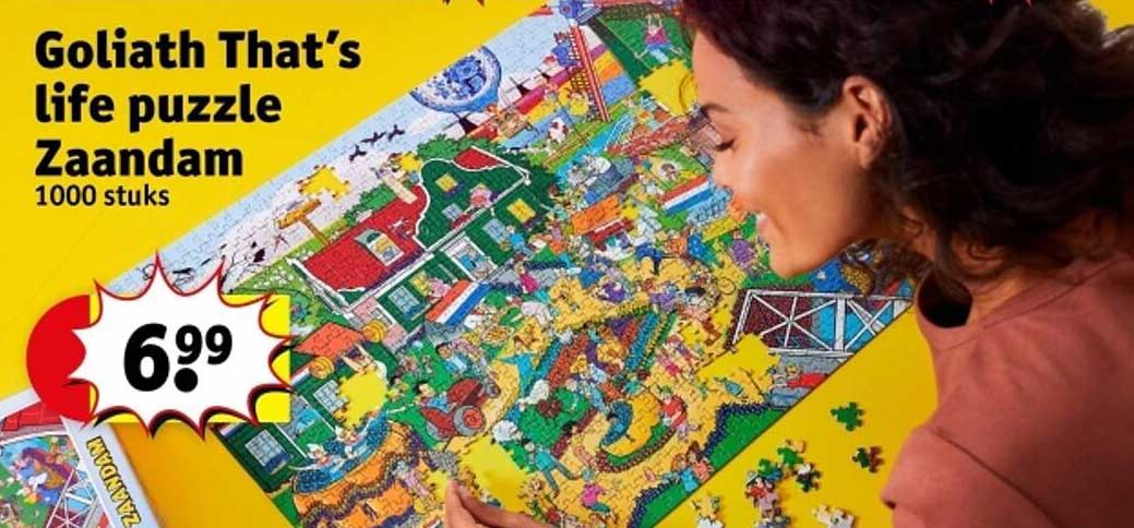 Goliath That's life puzzle Zaandam 1000 stuks