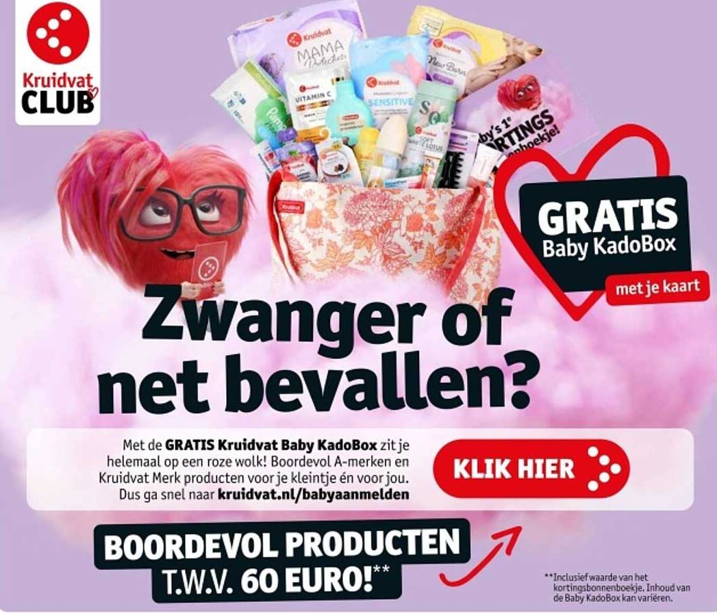 Gratis Kruidvat Baby KadoBox