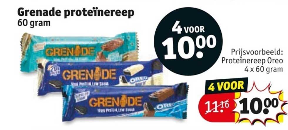 Grenade proteïnereep 60 gram