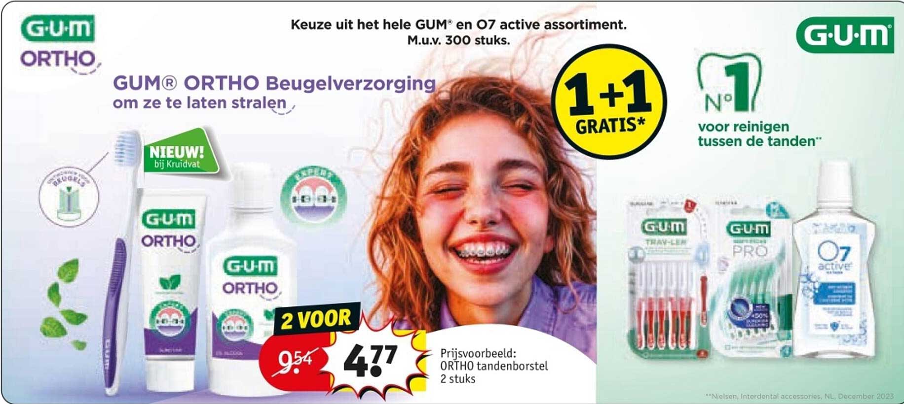 GUM® ORTHO Beugelverzorging 2 voor 4,77