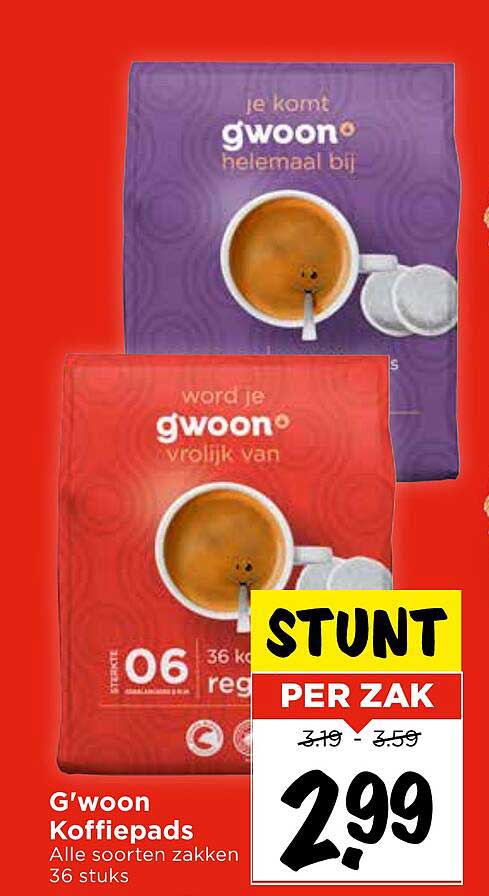 G'woon Koffiepads