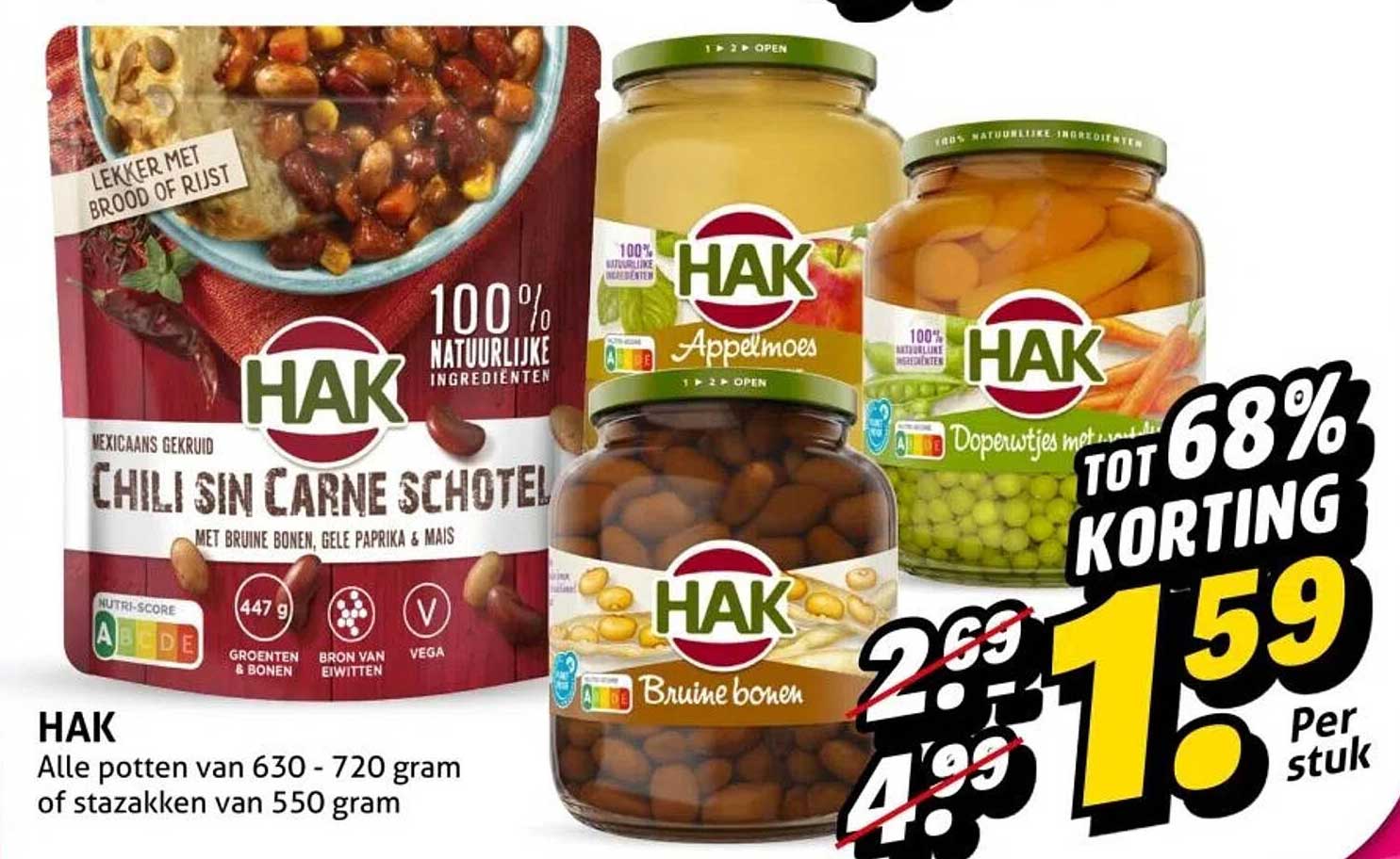 HAK Chili Sin Carne Schotel
