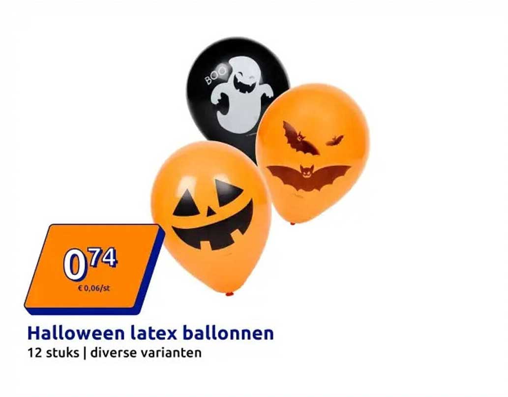Halloween latex ballonnen