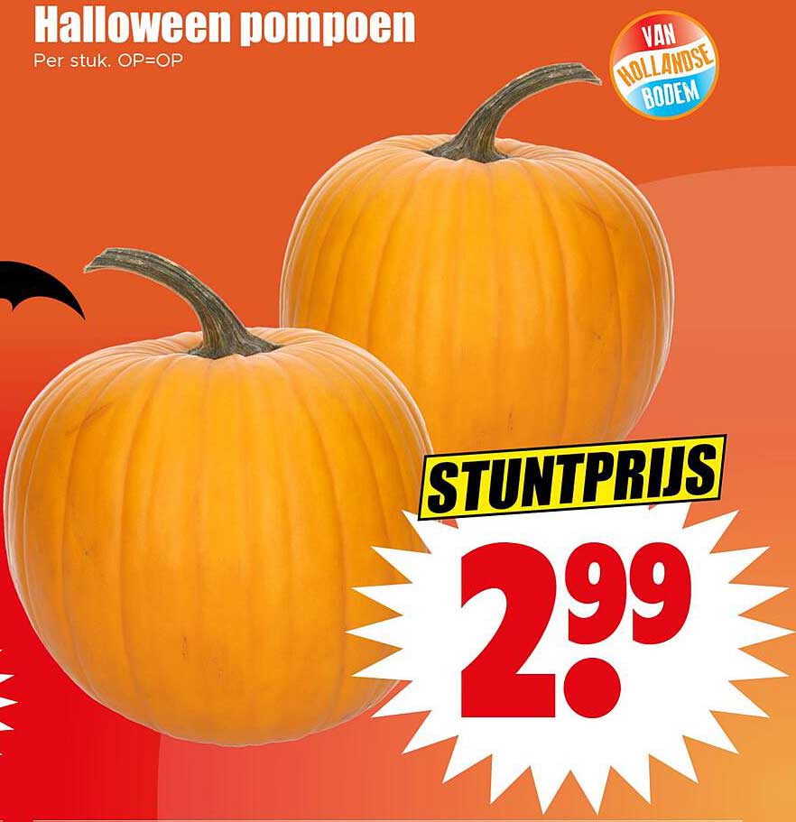 Halloween pompoen