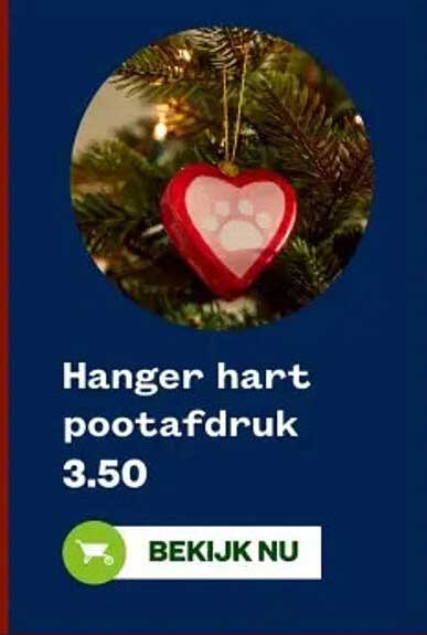 Hanger hart pootafdruk