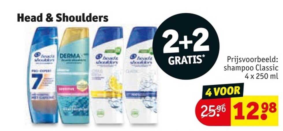 Head & Shoulders 2+2 GRATIS