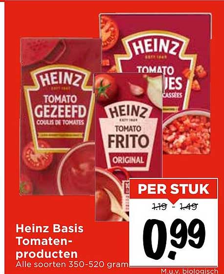 Heinz Basis Tomaten-producten