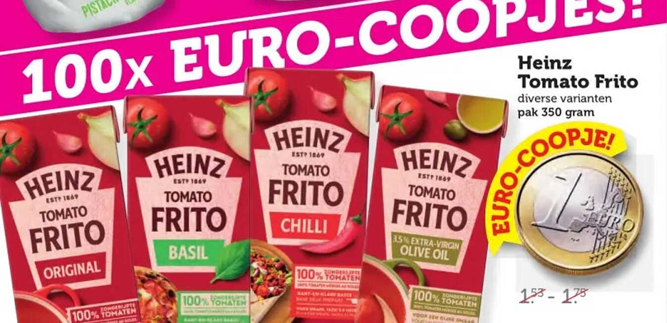 Heinz Tomato Frito diverse varianten pak 350 gram