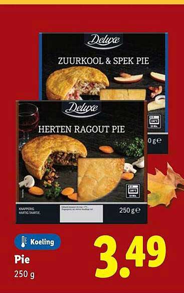 HERTEN RAGOUT PIE en ZUIRKOOLOL & SPEK PIE
