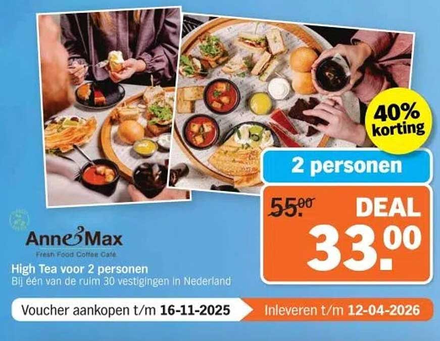 High Tea voor 2 personen