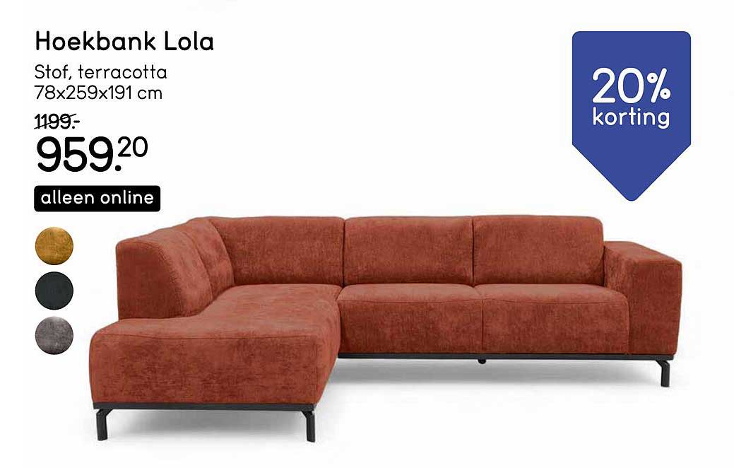 Hoekbank Lola