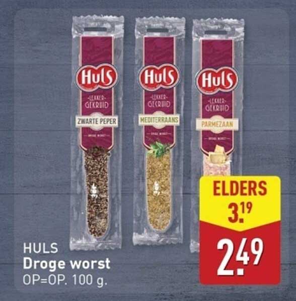 HULS Droge worst