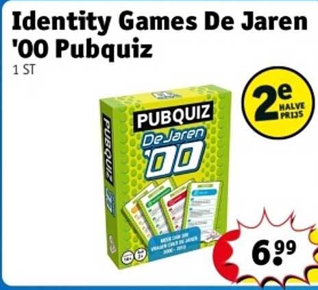 Identity Games De Jaren '00 Pubquiz