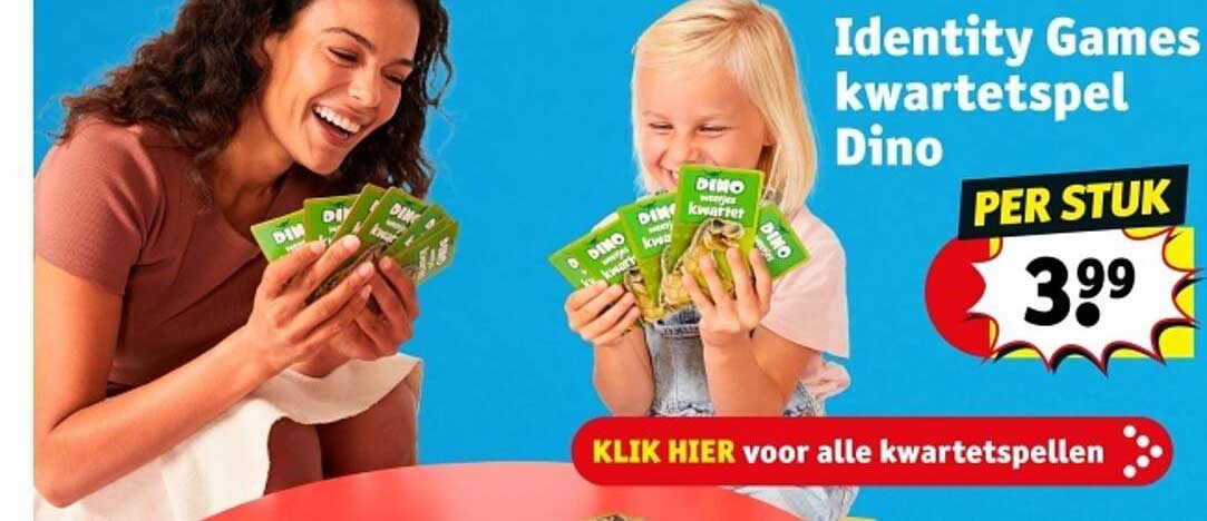 Identity Games kwartetspel Dino