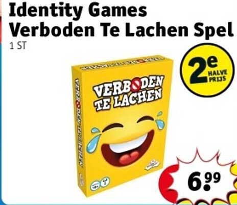 Identity Games Verboden Te Lachen Spel