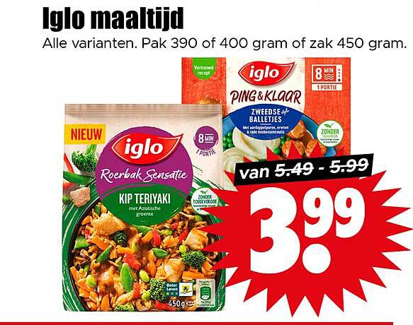 Iglo maaltijd