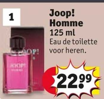 Joop! Homme 125 ml Eau de toilette voor heren.