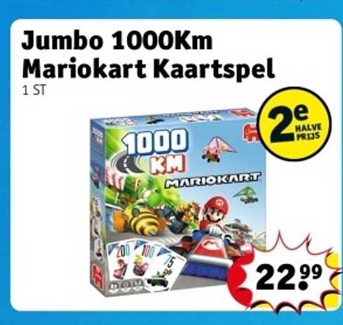 Jumbo 1000Km Mariokart Kaartspel