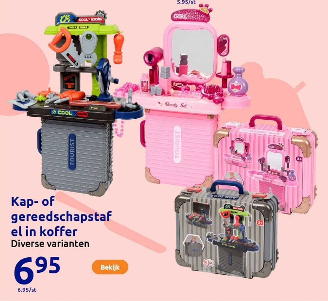 Kap- of gereedschapstafel in koffer