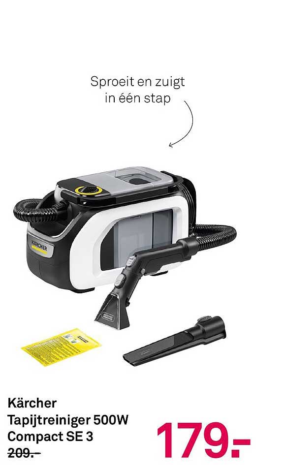 Kärcher Tapijtreiniger 500W Compact SE 3