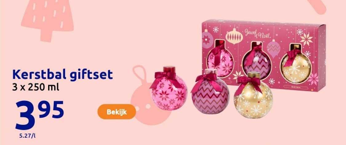 Kerstbal giftset