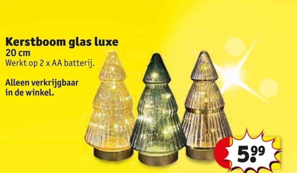 Kerstboom glas luxe