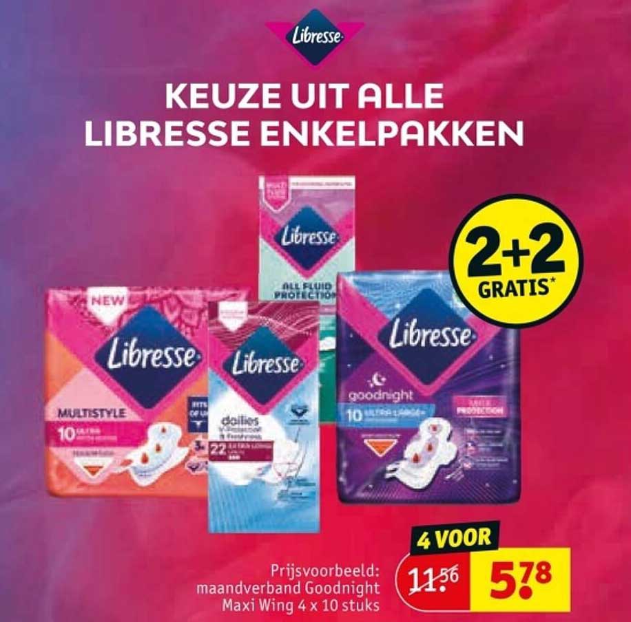 KEUZE UIT ALLE LIBRESSE ENKELPAKKEN