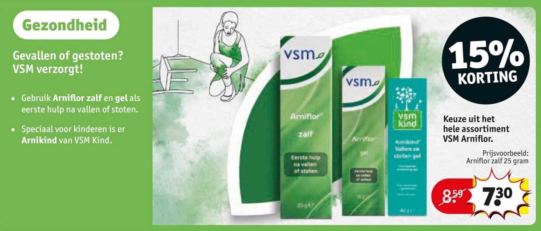 Keuze uit het hele assortiment VSM Arniflora.