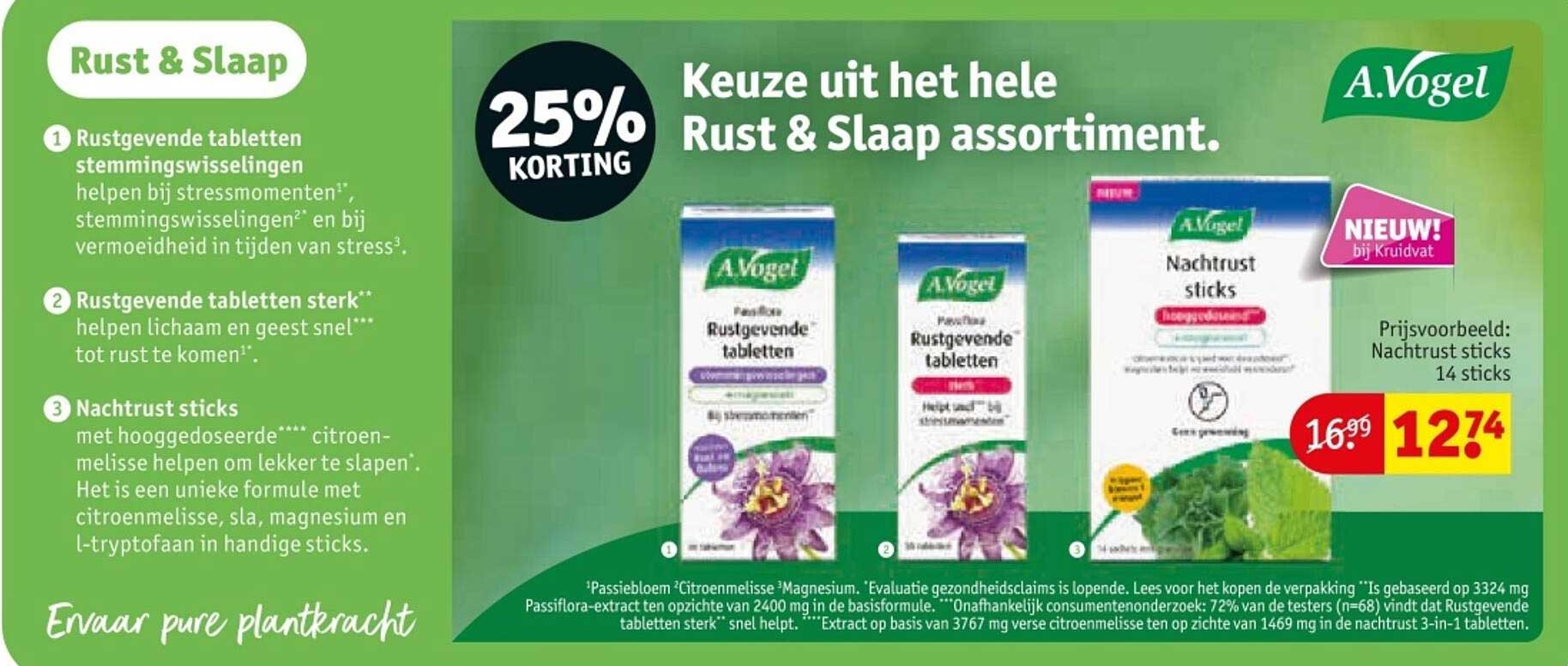 Keuze uit het hele Rust & Slaap assortiment.