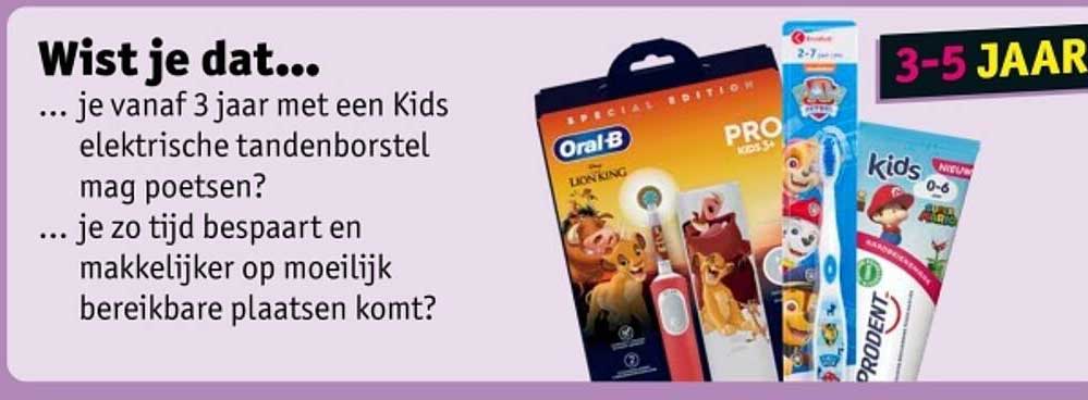 Kids elektrische tandenborstel Special Edition