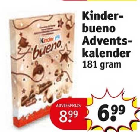 Kinder-bueno Adventskalender 181 gram