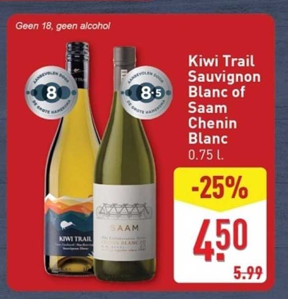 Kiwi Trail Sauvignon Blanc of Saam Chenin Blanc 0.75 L.