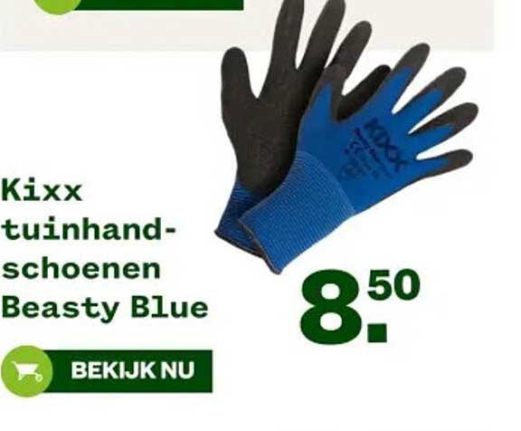 Kixx tuinhandschoenen Beasty Blue