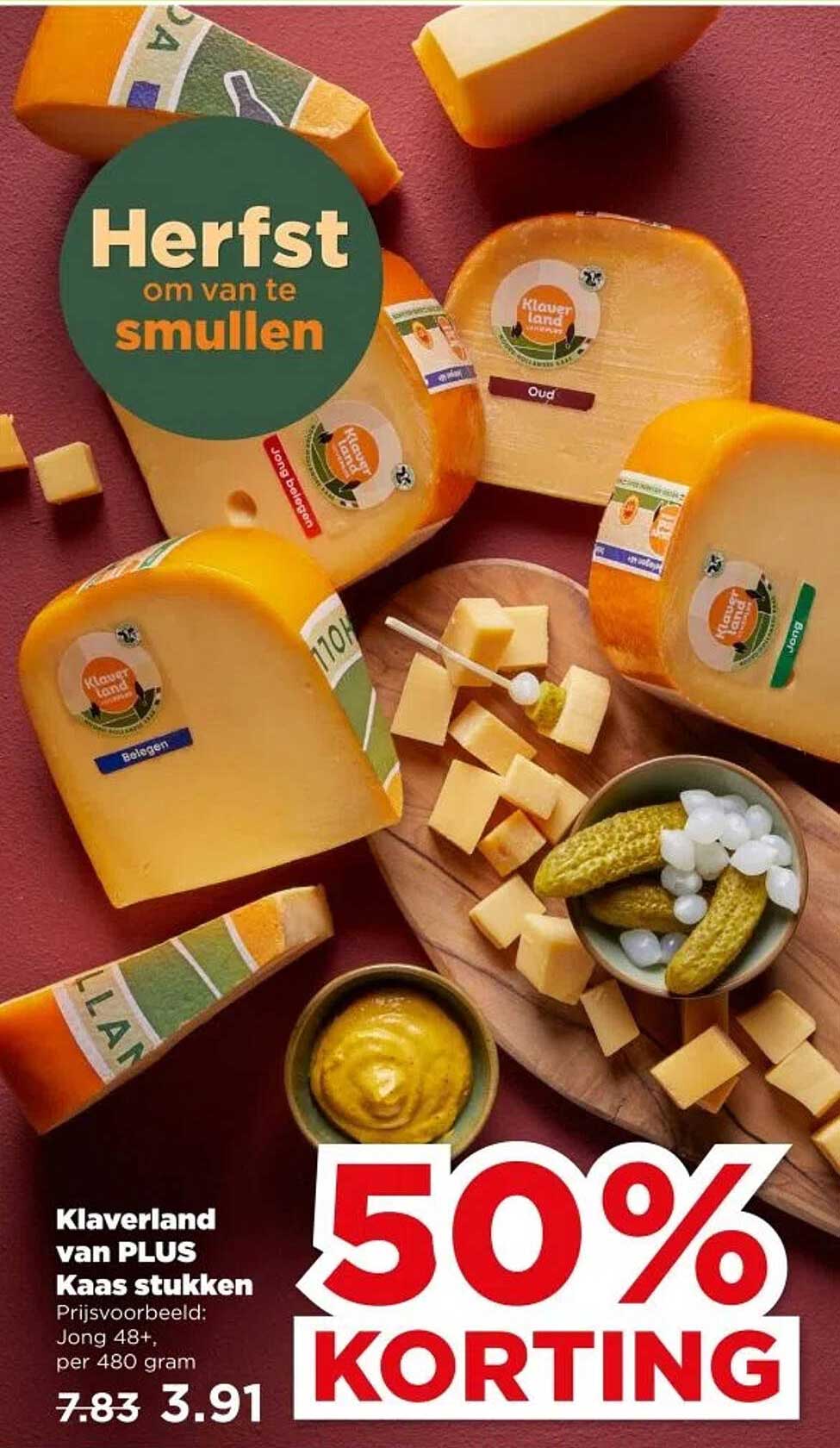Klaverland van PLUS Kaas stukken